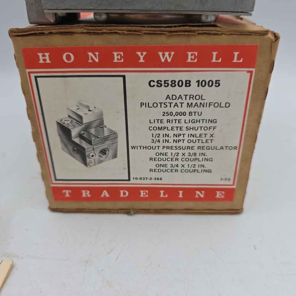 Honeywell Adatrol Pilot Stat Manifold CS580B 1005